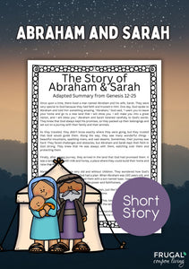 Abraham and Sarah Story Crafts