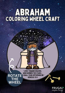 Abraham Coloring Wheel Craft