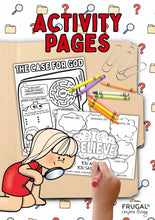 Load image into Gallery viewer, Apologetics for Kids "I Wonder” Sheets