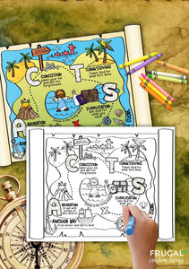 Acts Prayer Compass and Map Craft
