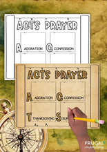 Load image into Gallery viewer, Acts Prayer Compass and Map Craft