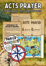 Load image into Gallery viewer, Acts Prayer Compass and Map Craft