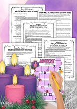 Load image into Gallery viewer, Advent Calendar Bible Scavenger Hunt