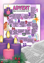 Load image into Gallery viewer, Advent Calendar Bible Scavenger Hunt