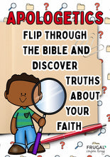Load image into Gallery viewer, Apologetics for Kids "I Wonder” Sheets