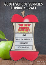 Load image into Gallery viewer, Godly School Supplies Flipbook