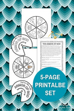 Load image into Gallery viewer, Armor of God Printable Coloring Wheel