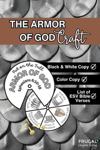 Armor of God Printable Coloring Wheel