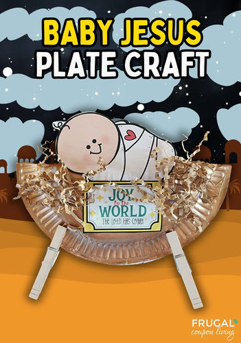 Baby Jesus in a Manger Craft