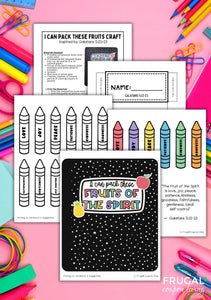 Fruits of the Spirit Composition Book Craft