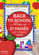 Load image into Gallery viewer, Back to School Left Right Chrsitian Game