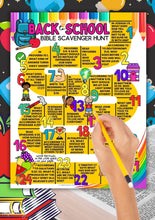 Load image into Gallery viewer, Back to School Bible Scavenger Hunt