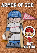 Load image into Gallery viewer, Baseball Armor of God Craft