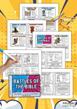 Load image into Gallery viewer, Battles of the Bible Book Craft