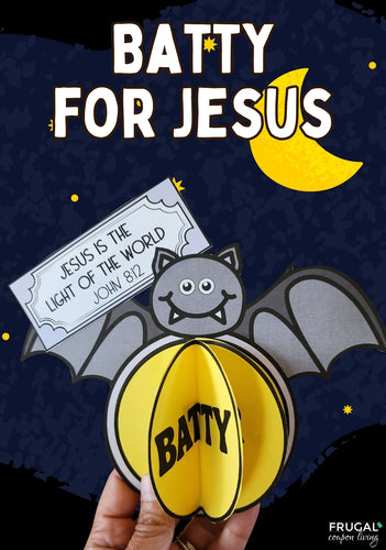 Batty for Jesus Halloween Craft