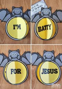 Batty for Jesus Halloween Craft