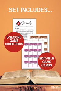 Bible 5 Second Game
