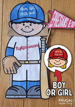 Load image into Gallery viewer, Baseball Armor of God Craft