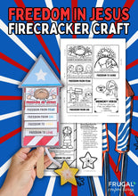 Load image into Gallery viewer, Freedom in Jesus Craft for July 4th