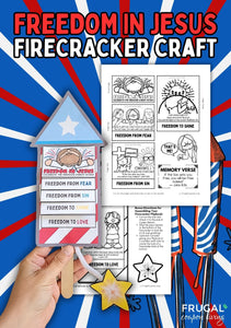 Freedom in Jesus Craft for July 4th