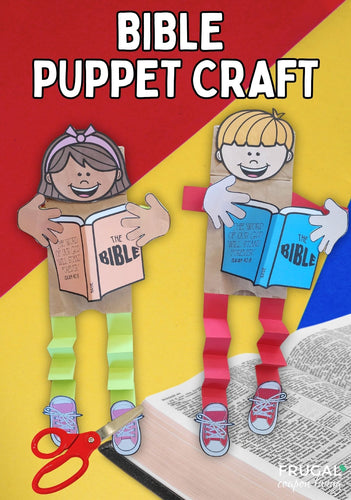 Reading the Bible Puppet Craft