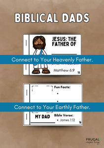 Dads of the Bible Mini-Book Craft