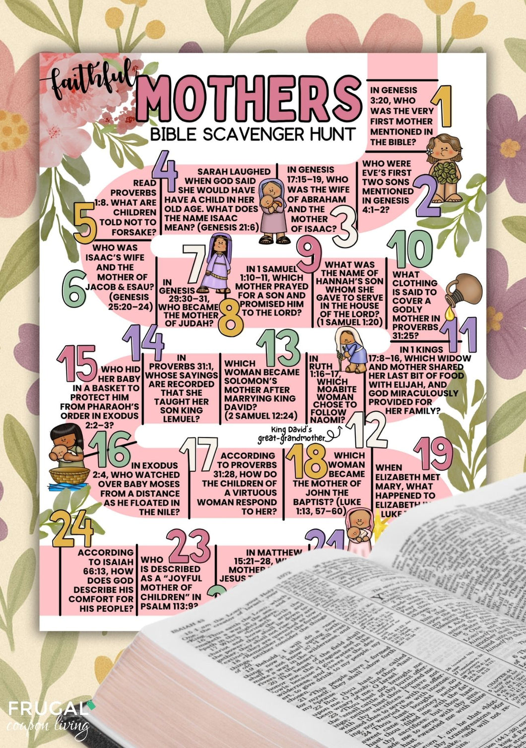 Faithful Moms Bible Scavenger Hunt
