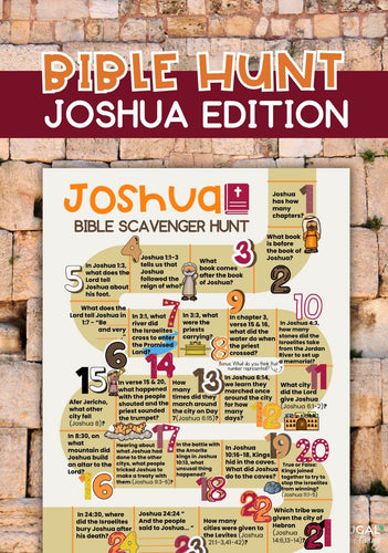 Joshua Bible Scavenger Hunt