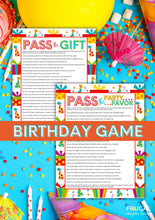 Load image into Gallery viewer, Pass the Gift Birthday Party Game