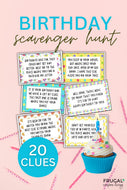 Birthday Scavenger Hunt
