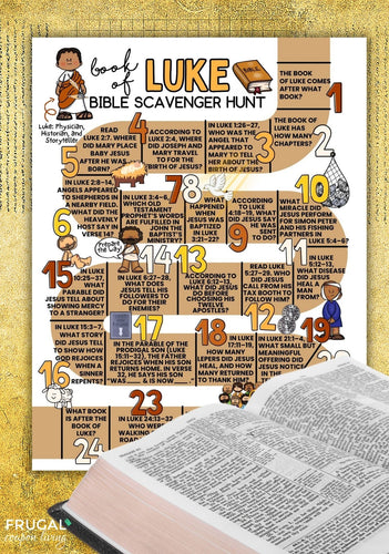 Luke Bible Scavenger Hunt
