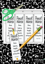 Load image into Gallery viewer, Pencil Prayer Crafts &amp; Gift Tag Set