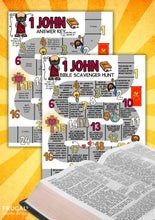 Load image into Gallery viewer, 1 John Bible Scavenger Hunt