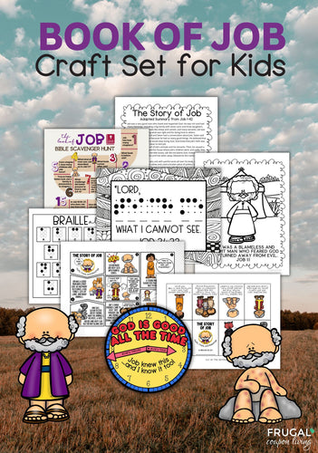 Book of Job Lesson Activities for Kids