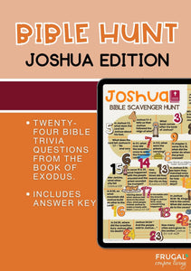 Joshua Bible Scavenger Hunt