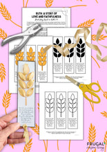 Load image into Gallery viewer, Ruth Coloring Bookmark with Ribbon
