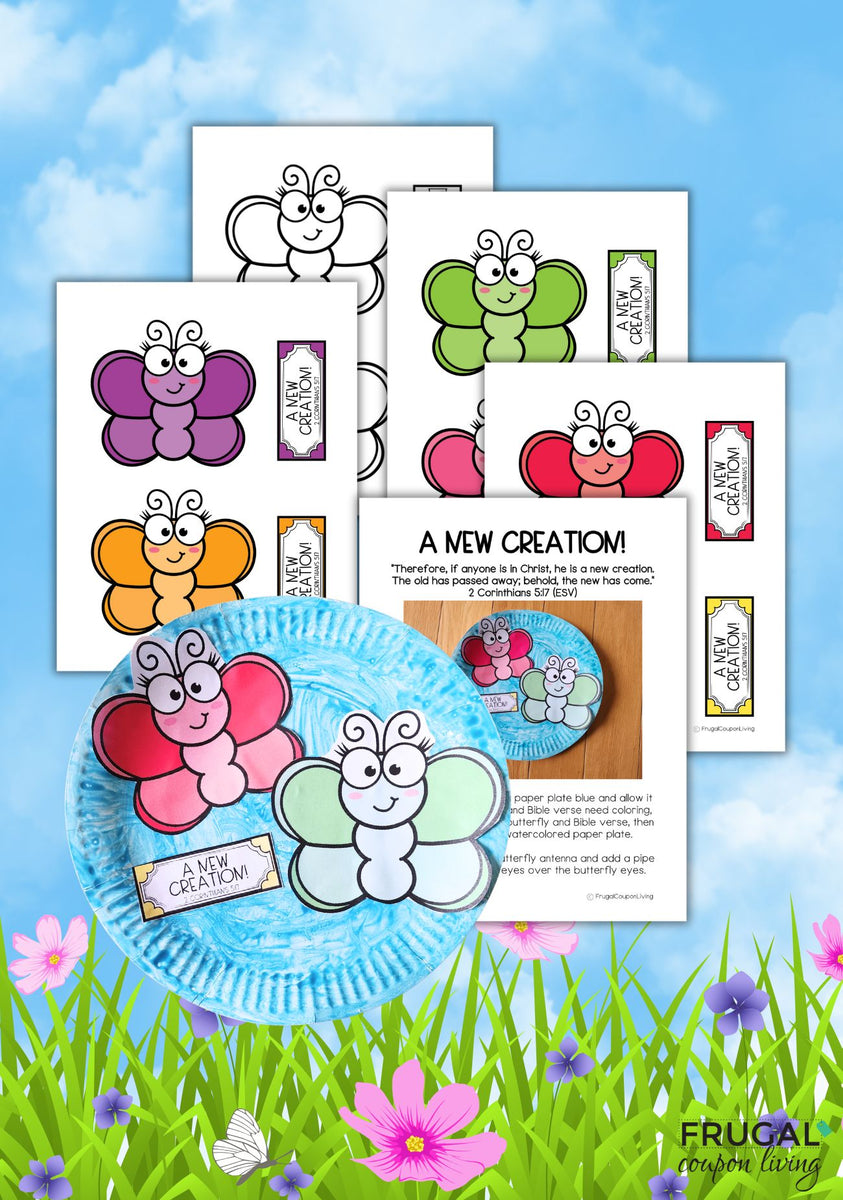 Baptism of Jesus Coloring Wheel Craft for Kids – Frugal Coupon Living