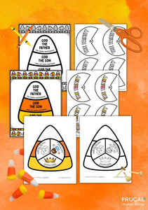 Trinity Candy Corn Coloring Wheel