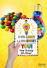 Load image into Gallery viewer, Shine for Jesus Lightbulb Gift Tag