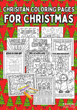 Load image into Gallery viewer, Christian Christmas Coloring Pages