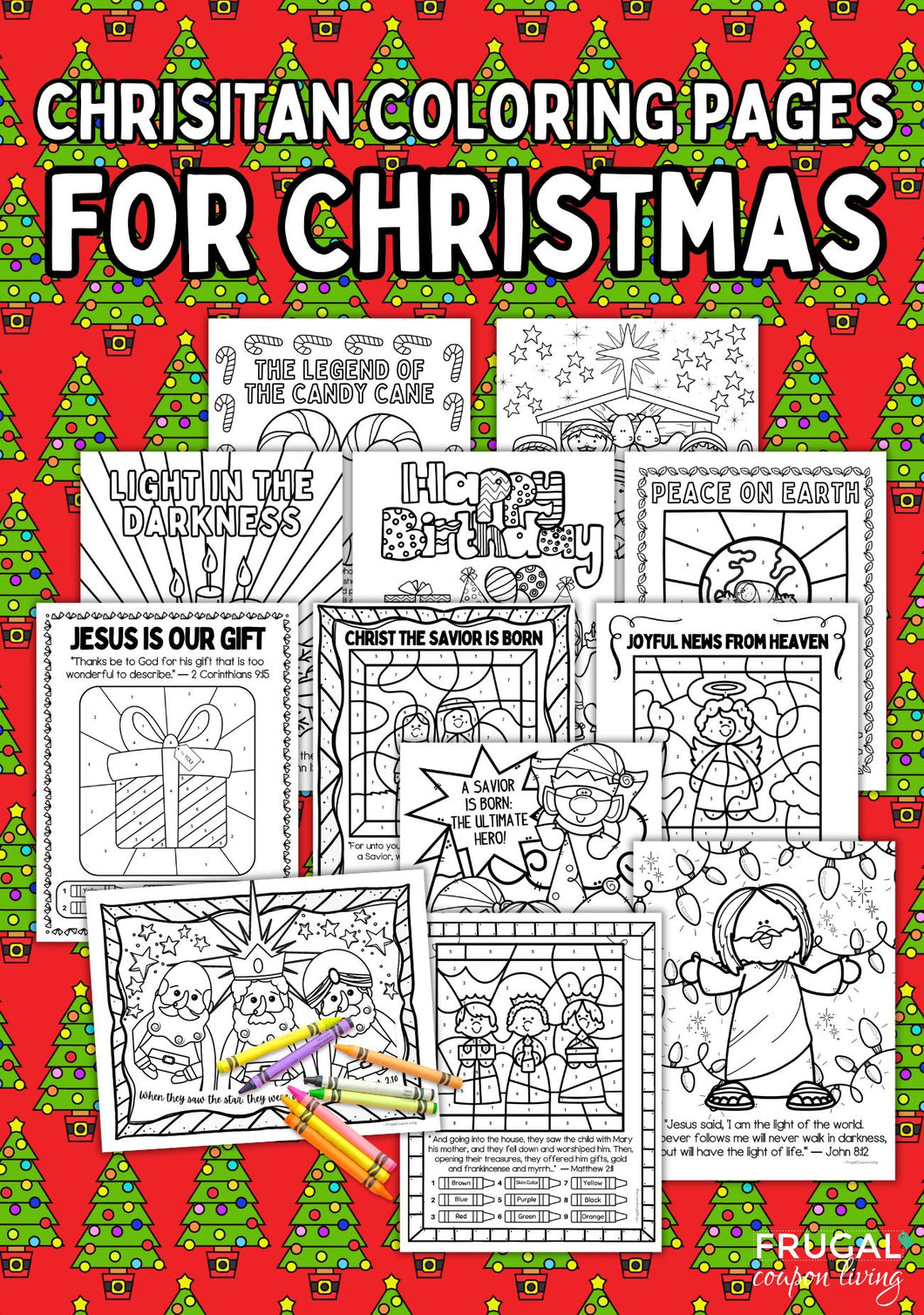 Christian Christmas Coloring Pages