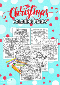 Christian Christmas Coloring Pages