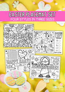 Easter Activity Sheets Placemats