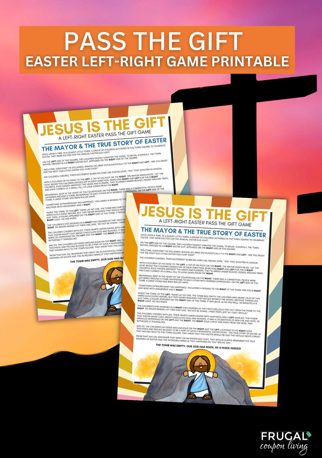 christian-pass-the-gift-easter-game-for-kids-or-adults-print-today-frugal-coupon-living for Bible Left Right Game Free Printable Christian Pass the Gift Easter Game for Kids or Adults - Print Today! – Frugal Coupon Living for Bible Left Right Game Free Printable