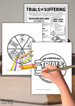Load image into Gallery viewer, Trials and Suffering Coloring Wheel
