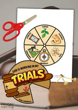 Load image into Gallery viewer, Trials and Suffering Coloring Wheel