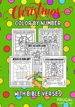 Load image into Gallery viewer, Christian Christmas Coloring Pages