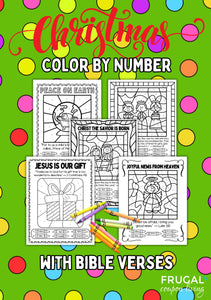 Christian Christmas Coloring Pages