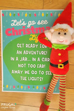 Load image into Gallery viewer, Let&#39;s Go See Christmas Lights Letter from Elf