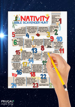 Load image into Gallery viewer, Christmas Nativity Scavenger Hunt - Bible Edition